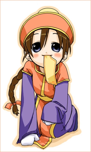 munak, ragnarok online, lowres, tagme, 1girl, female focus, jiangshi, solo