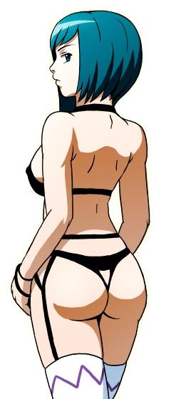 bm03, tomoe marguerite, my-otome, 00s, ass, garter belt, lingerie, panties, solo, thighhighs, thong, underwear