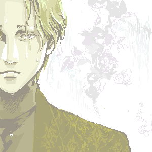 as (ashes), johan liebert, monster (manga), lowres, 1boy, bishounen, male focus, solo, wet
