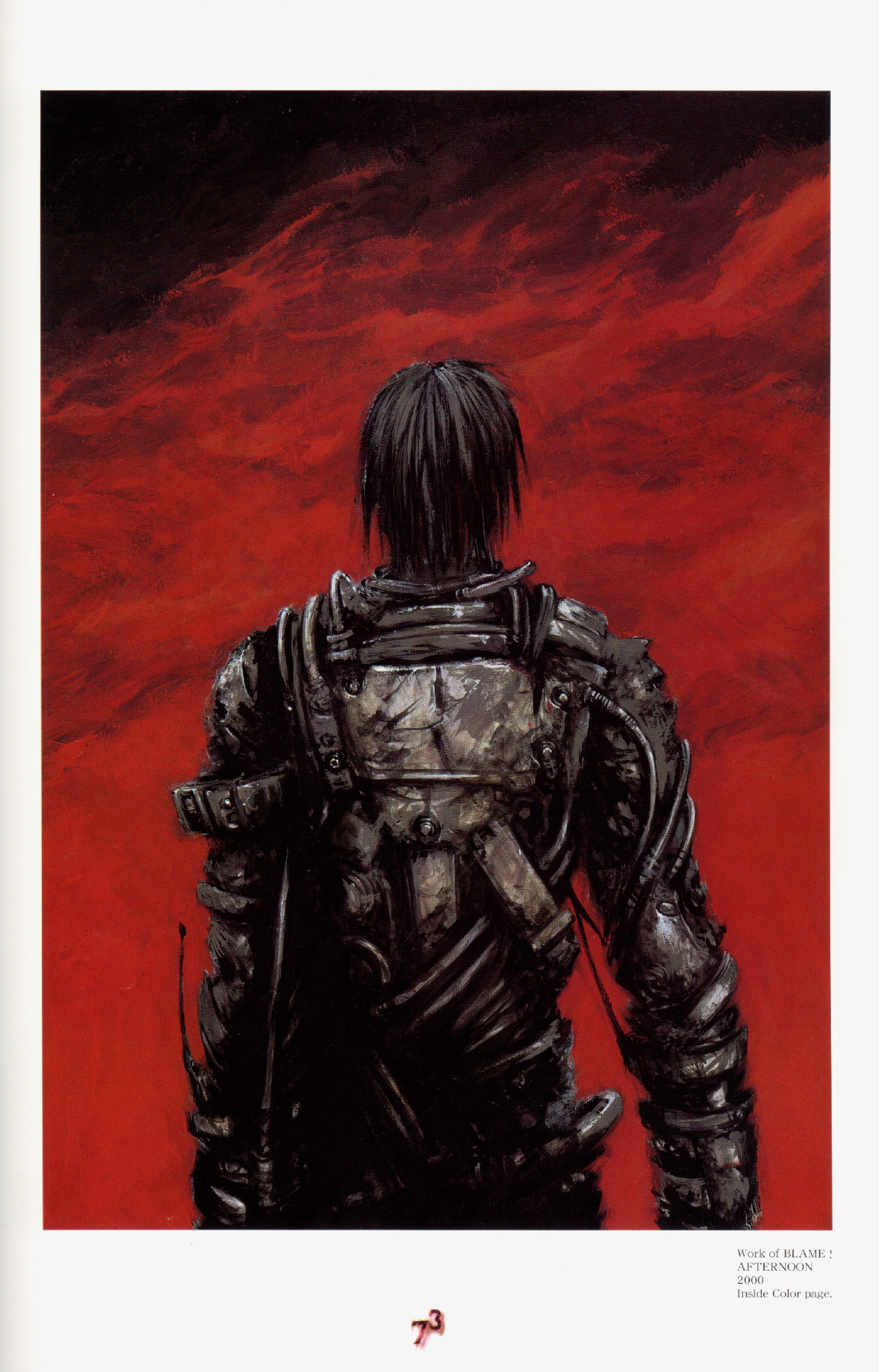 nihei tsutomu, killy, blame!, blame and so on, highres, 1boy, cyberpunk, male focus, science fiction, solo