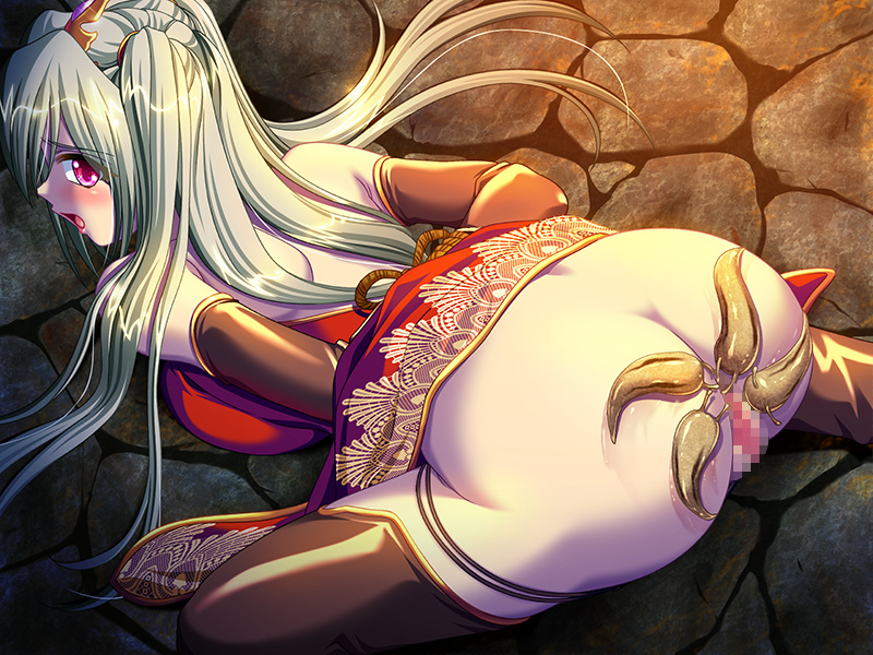 ring2, liese luvence, hime dorei, game cg, tagme, 1girl, anal, bdsm, bestiality, bondage, bound, bug, censored, female focus, mosaic censoring, pussy, rope, slug, solo, thighhighs