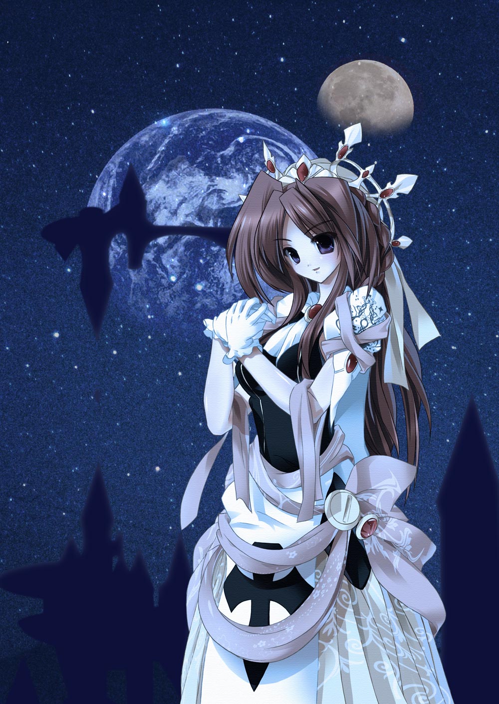 sakura sora, original, bad id, bad pixiv id, highres, tagme, blue eyes, brown hair, solo