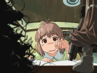 dewa kimiko, hoihoi-san, ichigeki sacchuu!! hoihoi-san, animated, animated gif, lowres, barefoot, bed, fall, feet, pajamas, qvga, scared, toes