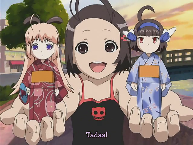 combat-san, hoihoi-san, fushikawa mutsumi, japanese clothes, kimono, mecha musume, yukata
