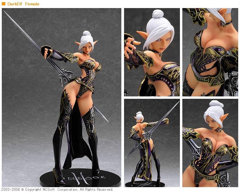 lineage, lineage 2, photo (medium), tagme, dark elf, elf, figure, pointy ears