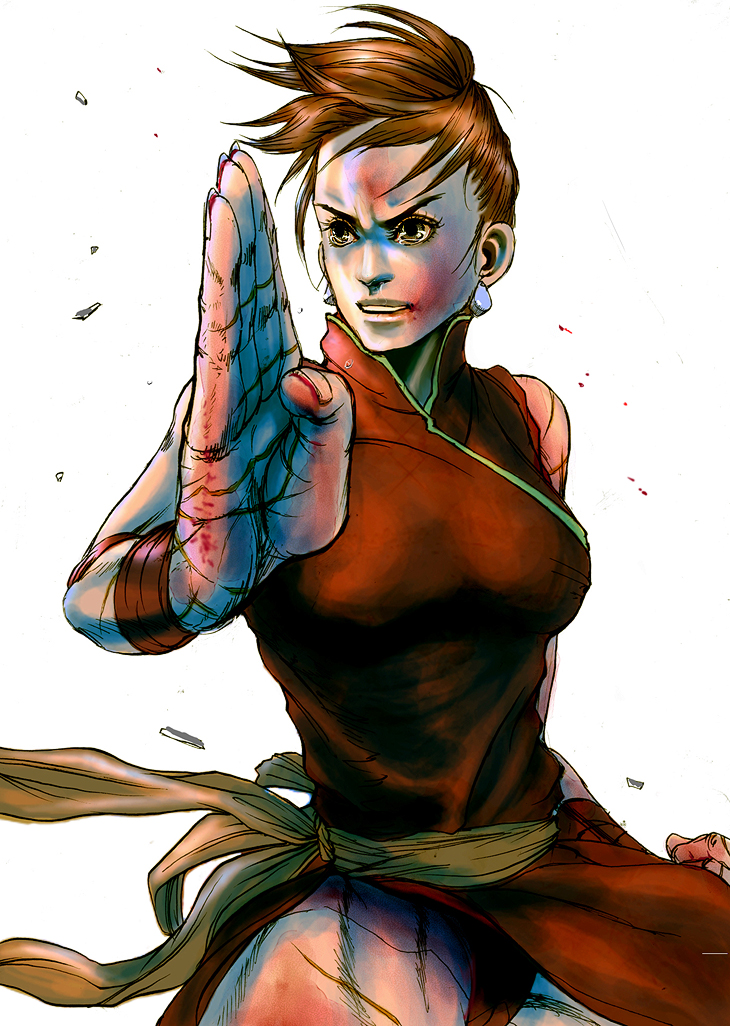 nakamura ching, 1girl, blood, china dress, chinese clothes, dress, female focus, short hair, solo