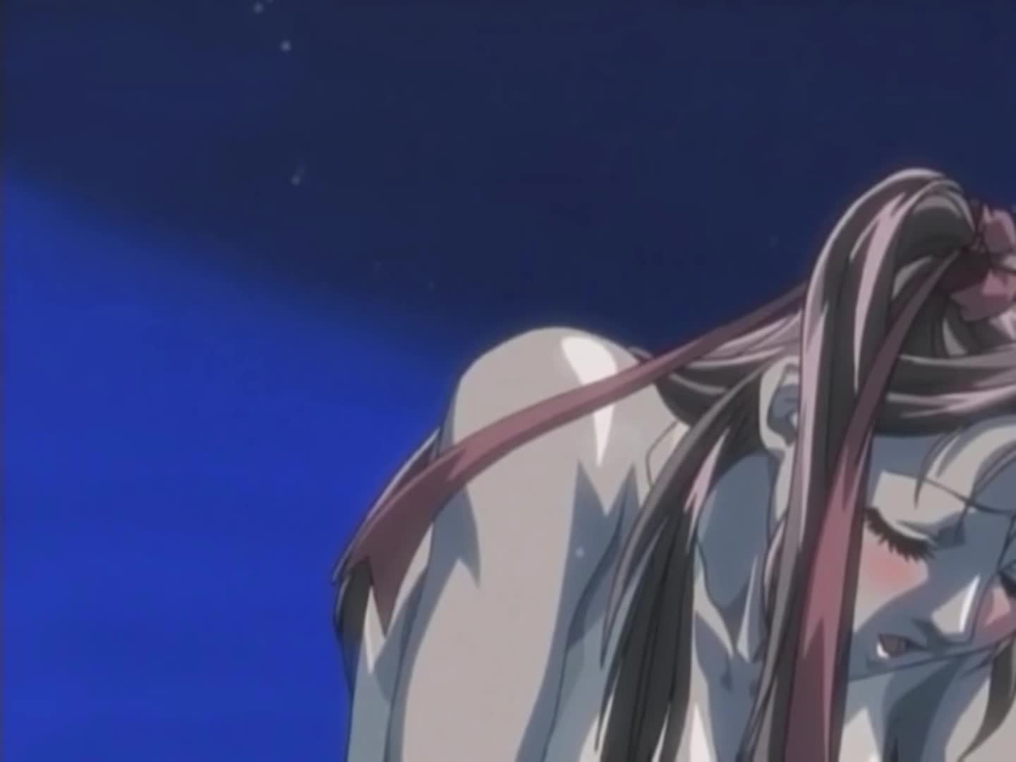 toudou yuki, yoshitani (bible black), bible black, shin bible black, animated, sound, tagme, video, 00s, 1boy, 1girl, 2004, anus, arm support, ass, ass focus, ass shake, bouncing ass, bouncing breasts, breasts, brown hair, clitoris, completely nude, cowgirl position, curvy, embarrassed, erection, female orgasm, from below, girl on top, hair ornament, happy sex, hetero, huge ass, long hair, looking at another, moaning, night, night sky, nipples, nude, one-piece tan, orgasm, outdoors, parted lips, penis, puffy nipples, pussy, pussy juice, sex, short hair, sky, straddling, sweat, tan, tanline, two side up, uncensored, vaginal, wide hips