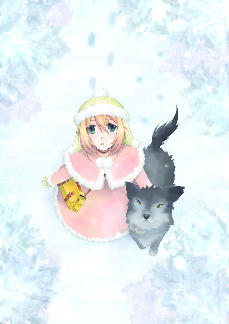 minyo, medic (sekaiju), medic 2 (sekaiju), pet (sekaiju), pet 3 (sekaiju), atlus, etrian odyssey, european clothes, alternate costume, capelet, mantelet, wolf