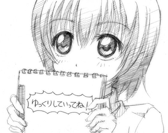 gofu, yasuoka shion, shion no ou, traditional media, 00s, greyscale, monochrome, sketch, solo, yukkuri shiteitte ne