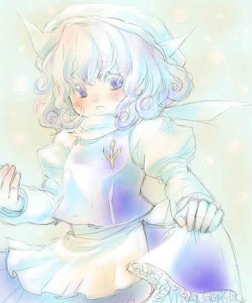 ono mochiko, letty whiterock, touhou, 1girl, female focus, hat, snow, solo