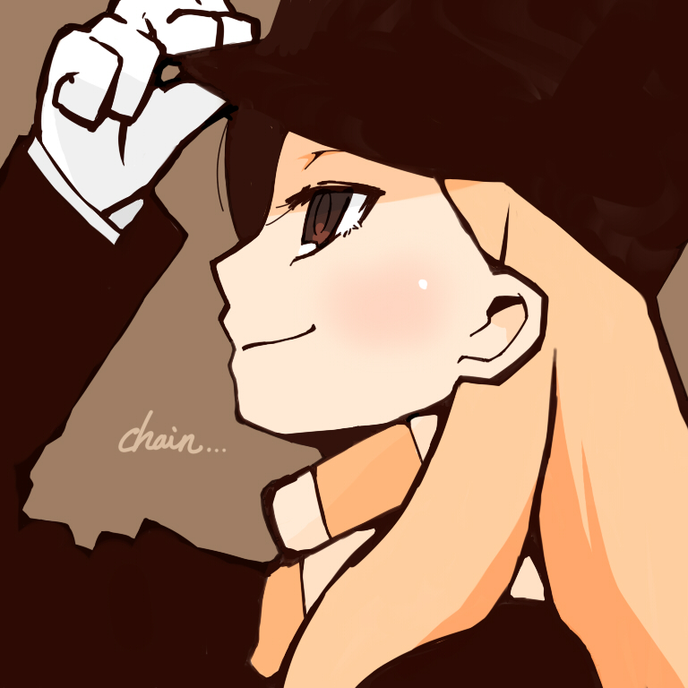 narju, chiaki (shigofumi), shigofumi, bad id, bad pixiv id, 00s, 1girl, female focus, gloves, hat, scarf, solo