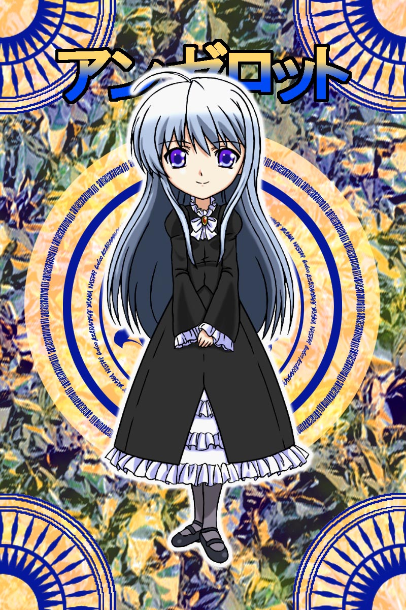 tomizou (pixiv), anzelotte, night wizard, shinrabanshou, highres, 00s, card, card (medium), solo, tomizou