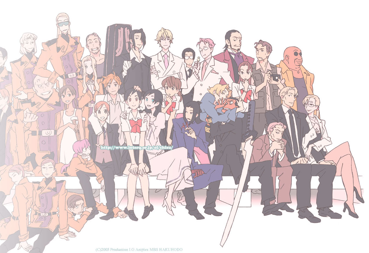 chizu hashii, hashii chizu, amshel goldsmith, archer (blood+), aston collins, david, david (blood+), dimas, diva, diva (blood+), ghee (blood+), gin (blood+), gudrif, hagi (blood+), irene (blood+), jahana mao, james ironside, joel goldschmidt vi, julia silverstein, karl fei-ong, karman, kinjou kaori, lewis (blood+), lulu (blood+), miyagusuku george, miyagusuku kai, miyagusuku riku, moses (blood+), nathan mahler, okamura akihiro, otonashi saya, schiff, solomon goldsmith, van argiano, blood+, annotated, 00s, 6+boys, 6+girls, arm hug, bald, beard, black hair, blonde hair, blue eyes, bow, brothers, brown eyes, brown hair, camera, candy, cigarette, collins, crutch, dress, eating, everyone, facial hair, food, formal clothes, glasses, green eyes, hug, instrument case, katana, military, military uniform, multiple boys, multiple girls, mustache, necktie, pink hair, pointy ears, purple hair, red eyes, school uniform, serafuku, siblings, sisters, skirt, smile, suit, sunglasses, sword, twins, vest, weapon