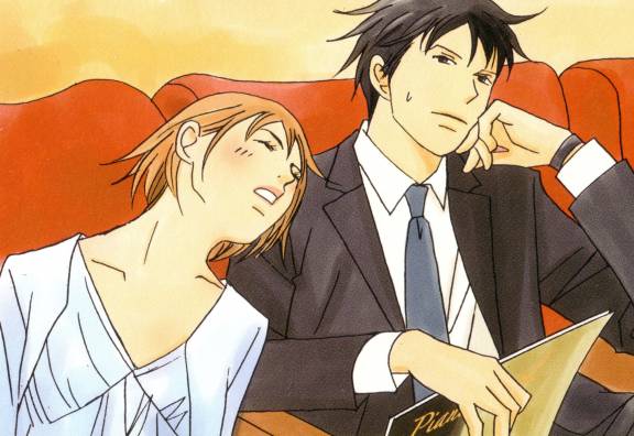 chiaki shin'ichi, noda megumi, nodame cantabile, 00s, 1boy, 1girl, couple, hetero, sleeping