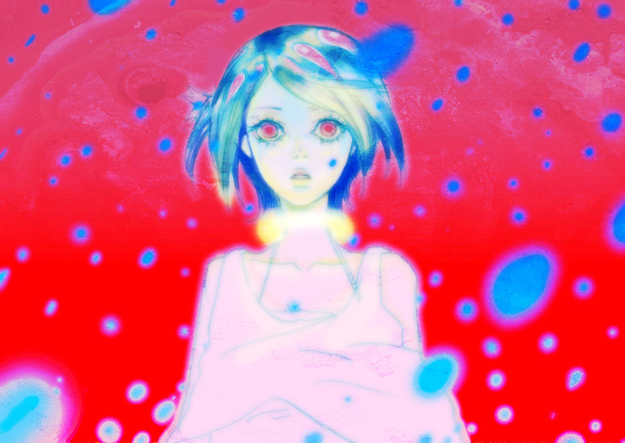 0p (spiriti), kaminogi haruka, noein, bad id, bad pixiv id, 00s, 1girl, female focus, solo, surreal