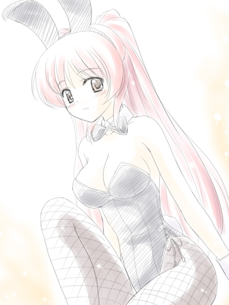 masakichi (crossroad), kousaka tamaki, to heart (series), to heart 2, 00s, animal ears, fake animal ears, leotard, playboy bunny, rabbit ears