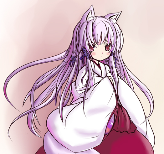 shio poteto, original, tagme, animal ears, fox ears, japanese clothes, solo