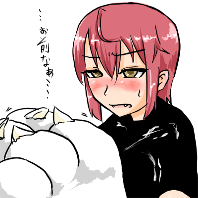 loungena, riza wildman, kaibutsu oujo, lowres, 00s, red hair