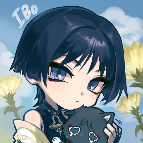 scaramouche (cat) (genshin impact), scaramouche (genshin impact), wanderer (genshin impact), genshin impact, lowres, 1boy, 49ibo240, animal, animalization, armpit crease, artist name, black bodysuit, black cat, black hair, blue sky, blunt ends, bodysuit, cat, closed mouth, cloud, cloudy sky, eyeliner, eyeshadow, holding, holding animal, holding cat, japanese clothes, kimono, light blush, looking at viewer, makeup, male focus, mandarin collar, off shoulder, outdoors, person and animalization, petting, portrait, purple eyes, red eyeliner, red eyeshadow, sky, tearing up, tsurime, white kimono, wispy bangs