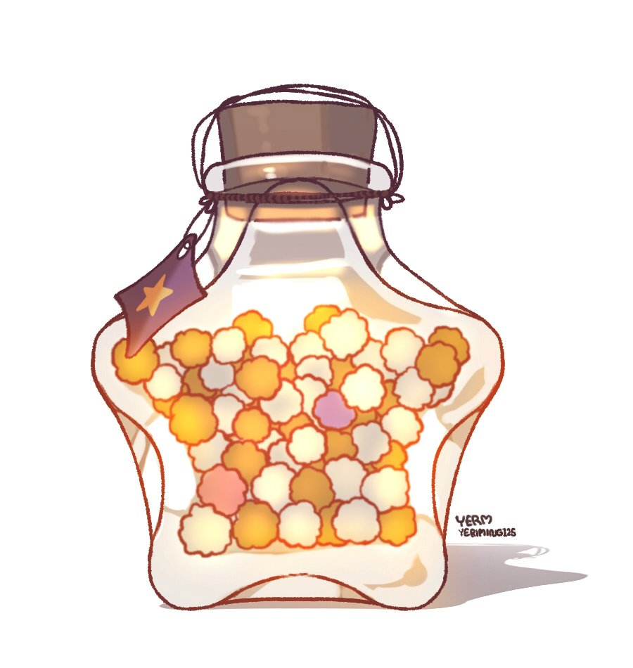 yerm, original, commentary request, artist name, bottle, corked bottle, object focus, shadow, simple background, tag, white background