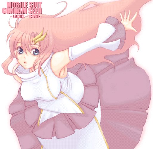 kannagi kaname, lacus clyne, gundam, gundam seed, bad id, bad pixiv id, 00s, long hair, pink hair, solo