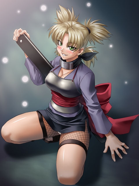 kagami hirotaka, temari (naruto), naruto (classic), naruto (series), 1girl, breasts, panties, pantyshot, underwear