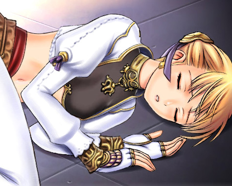 afumau (final fantasy), final fantasy, final fantasy xi, lowres, 00s, 1girl, female focus, hume, sleeping, solo