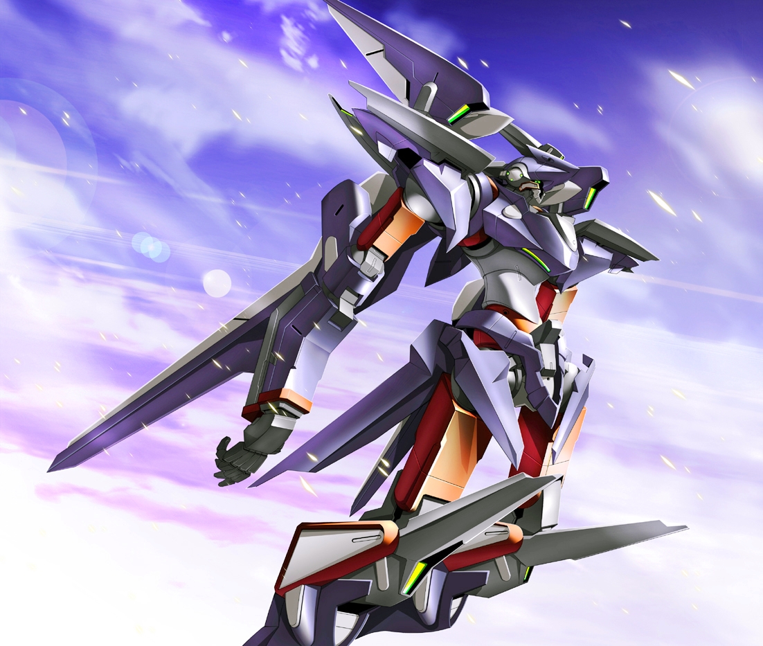 zb (dawn-blue), mironga, banpresto, super robot wars, armor, helmet, machinery, mecha, no humans, robot, weapon