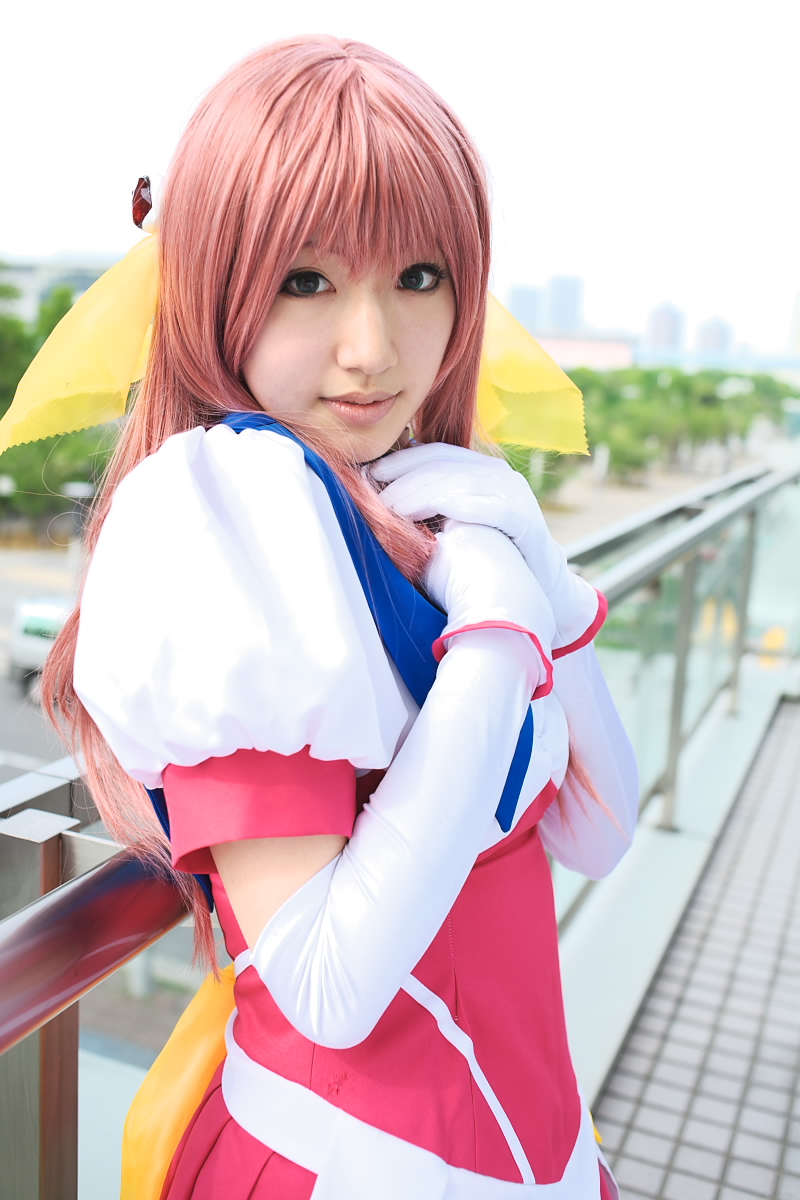 saya (cosplayer), escalayer, choukou (alicesoft), choukou tenshi escalayer, highres, photo (medium), tagme, cosplay