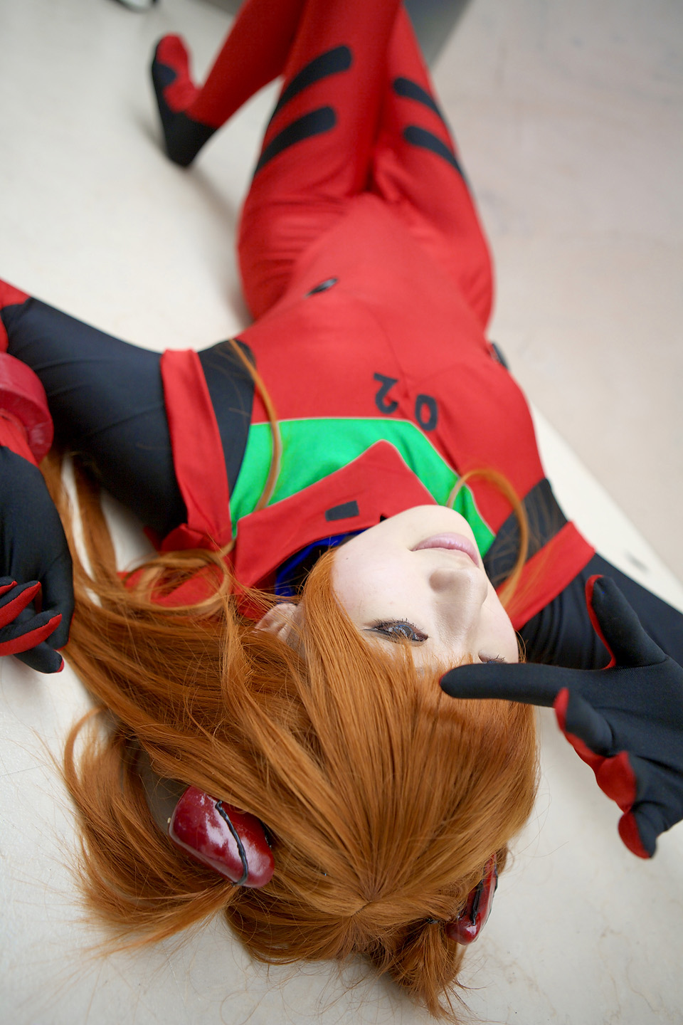 saya (cosplayer), neon genesis evangelion, highres, photo (medium), tagme, cosplay, hair ornament, souryuu asuka langley (cosplay)
