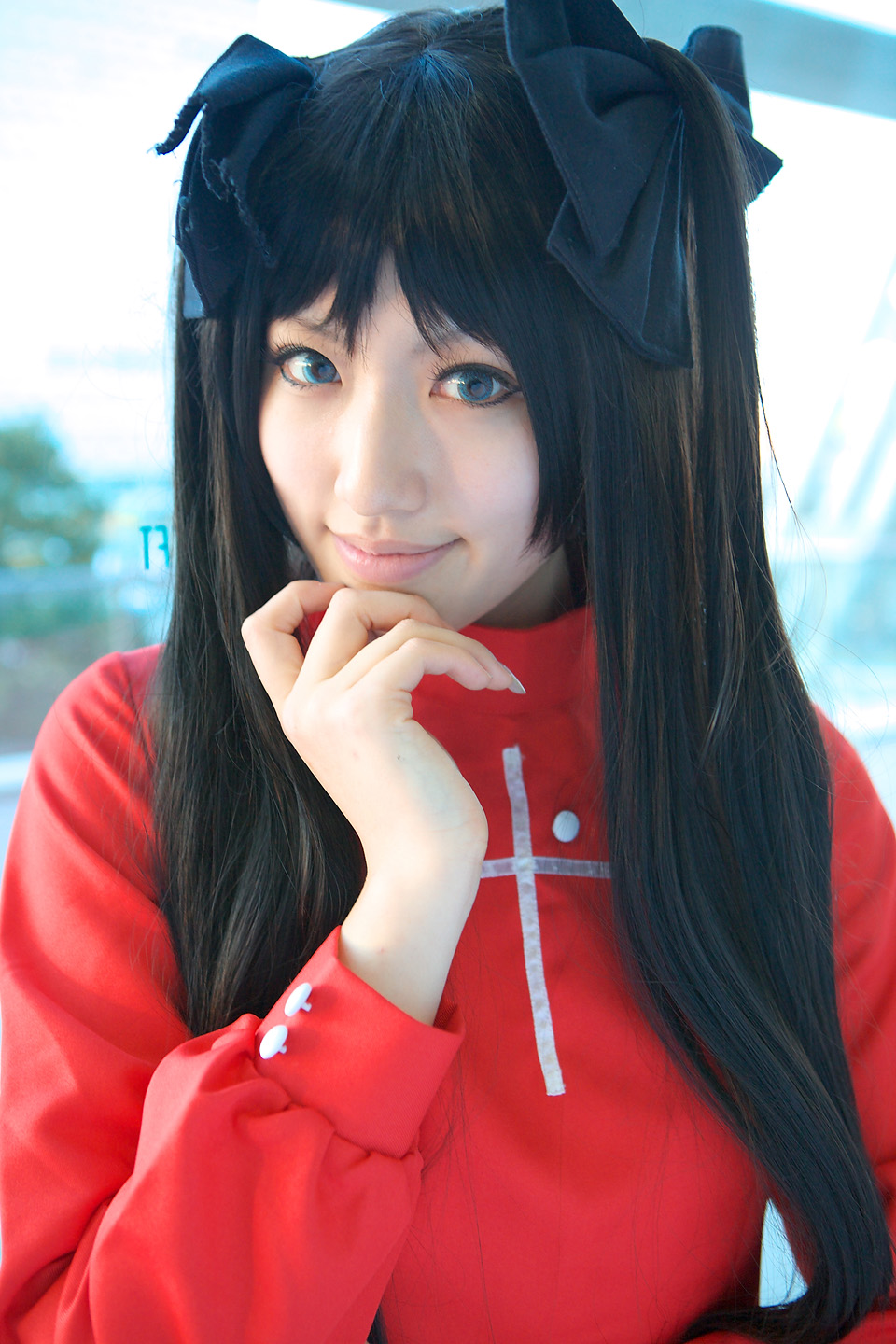 saya (cosplayer), tohsaka rin, fate/stay night, fate (series), highres, photo (medium), cosplay