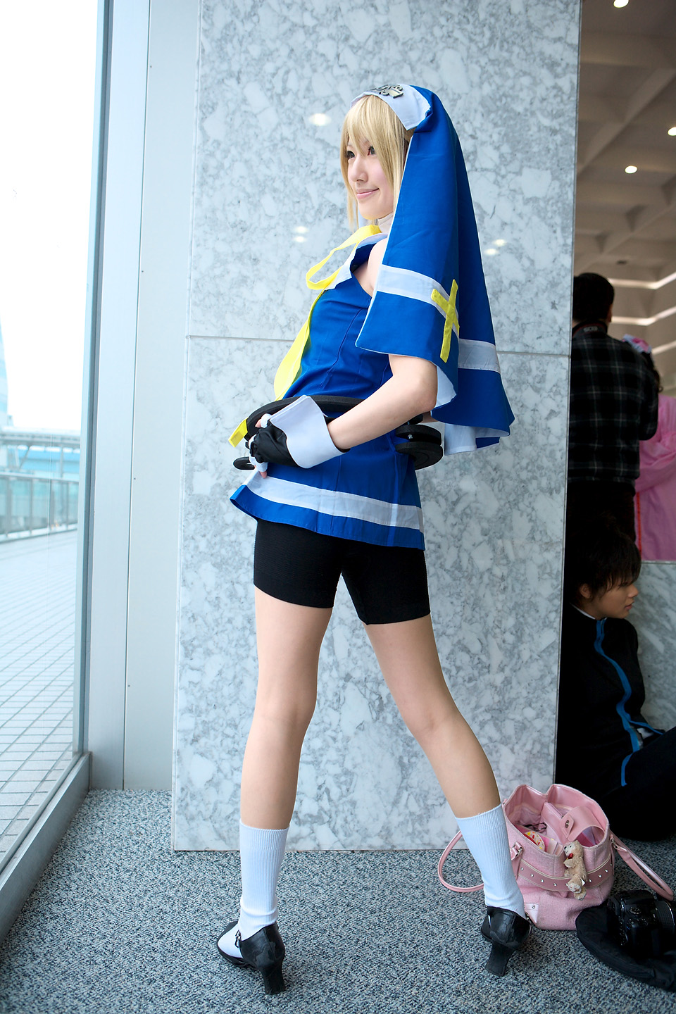 saya (cosplayer), bridget (guilty gear), arc system works, guilty gear, highres, photo (medium), cosplay