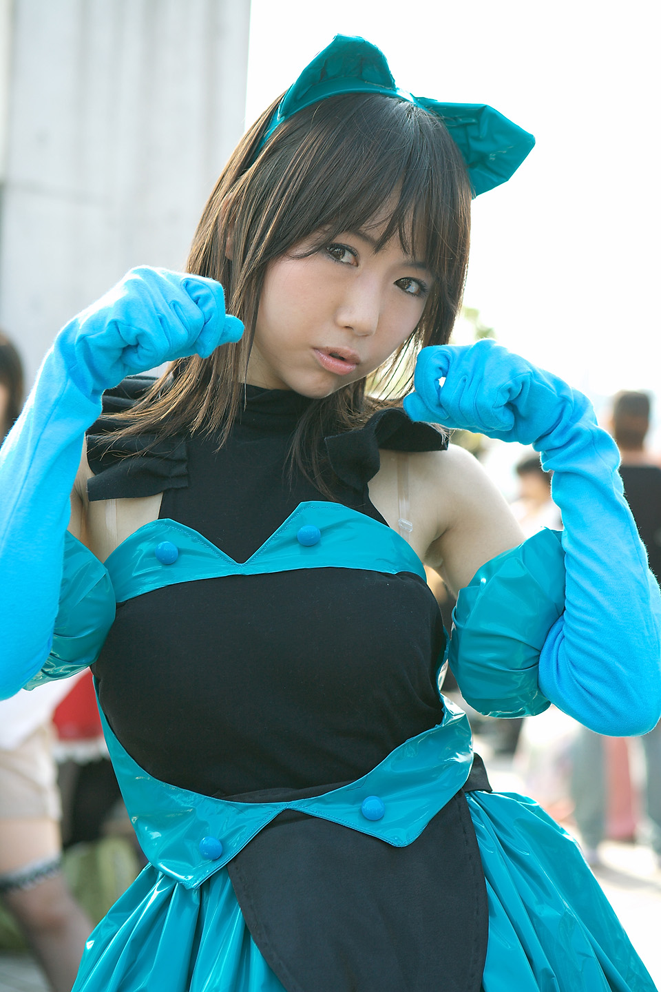 amano ai (model), character request, highres, photo (medium), source request, animal ears, cat ears, cosplay