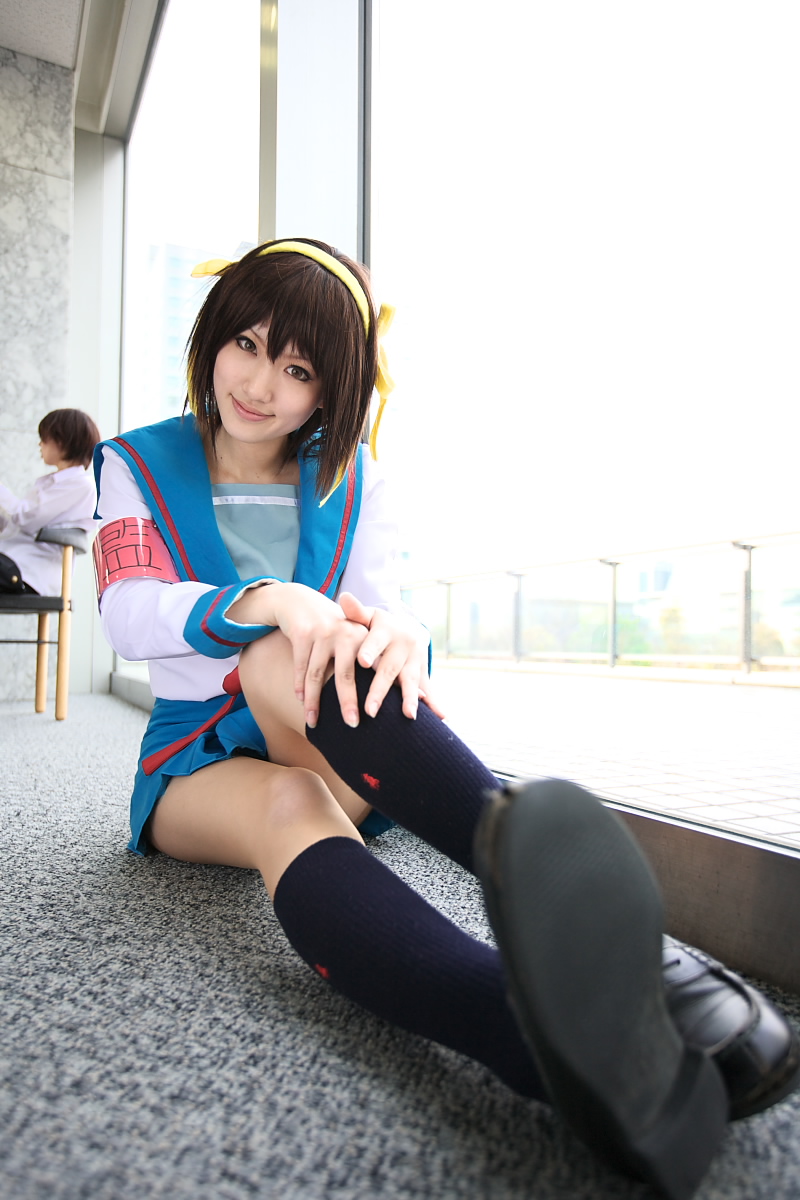 saya (cosplayer), suzumiya haruhi, suzumiya haruhi no yuuutsu, highres, photo (medium), cosplay