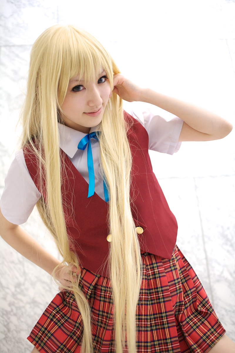 saya (cosplayer), evangeline a.k. mcdowell, mahou sensei negima!, highres, photo (medium), cosplay