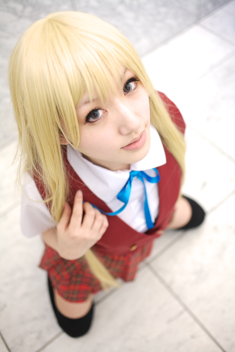 saya (cosplayer), evangeline a.k. mcdowell, mahou sensei negima!, highres, photo (medium), cosplay