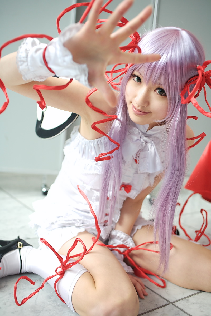 saya (cosplayer), al azif (demonbane), demonbane, highres, photo (medium), tagme, cosplay, purple hair