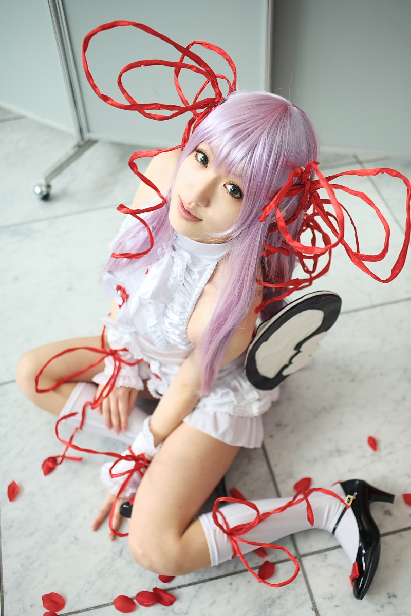 saya (cosplayer), al azif (demonbane), demonbane, highres, photo (medium), tagme, cosplay, purple hair