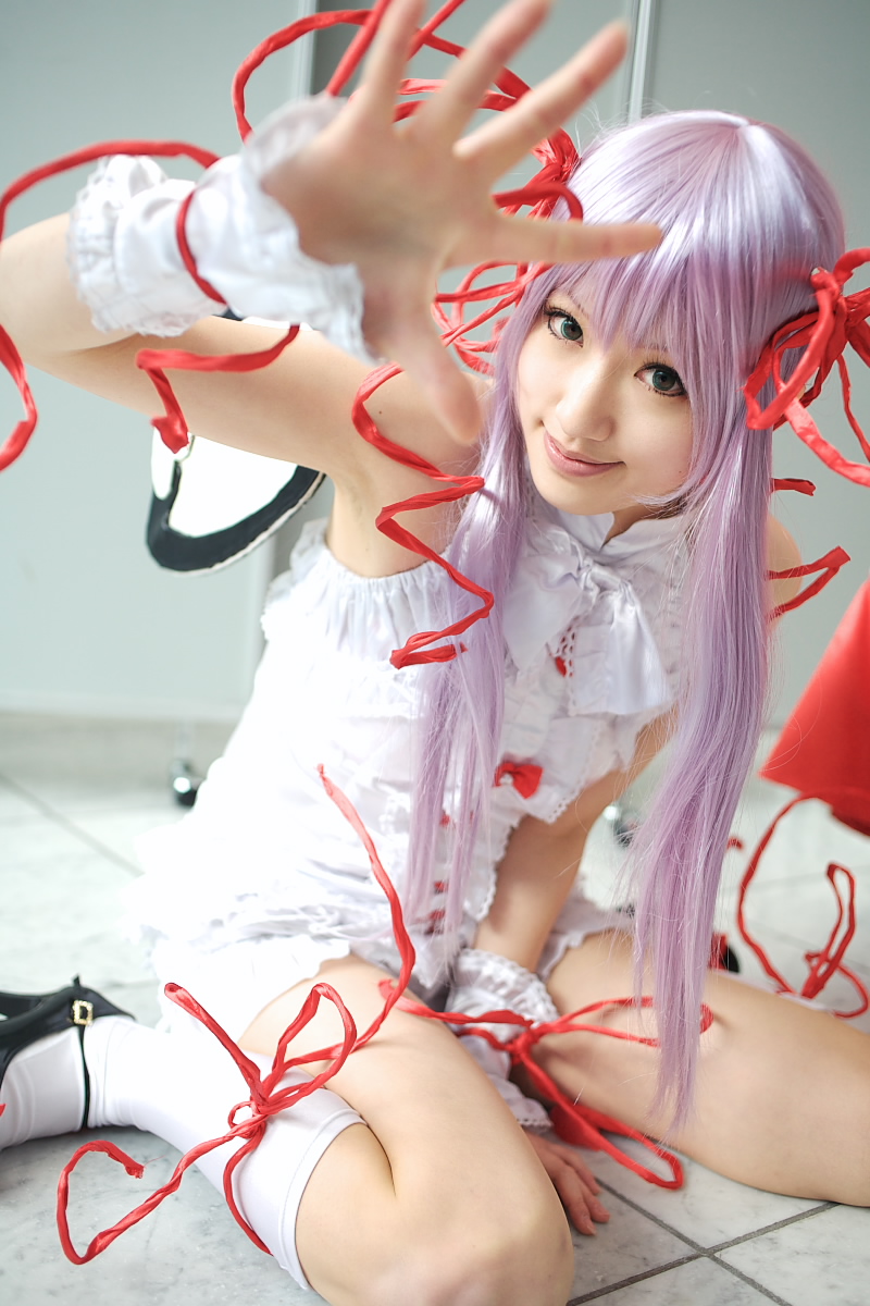saya (cosplayer), al azif (demonbane), demonbane, highres, photo (medium), tagme, cosplay, purple hair
