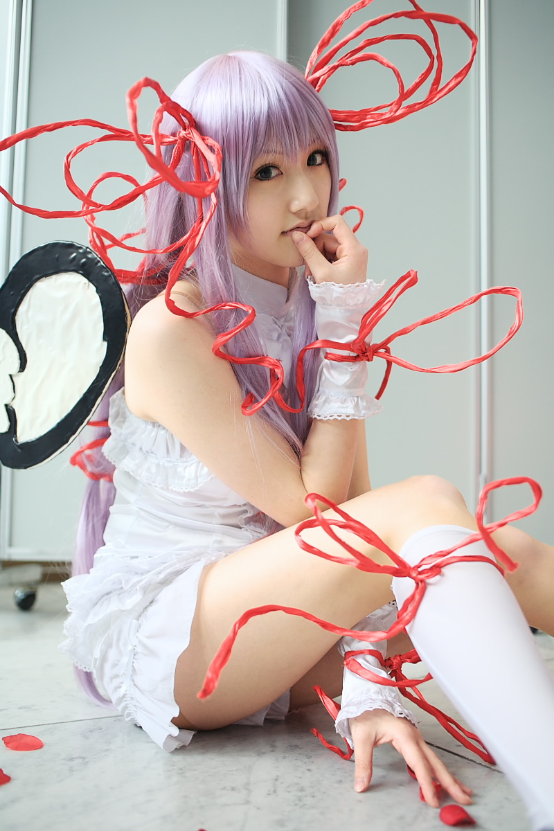 saya (cosplayer), al azif (demonbane), demonbane, highres, photo (medium), tagme, cosplay, purple hair