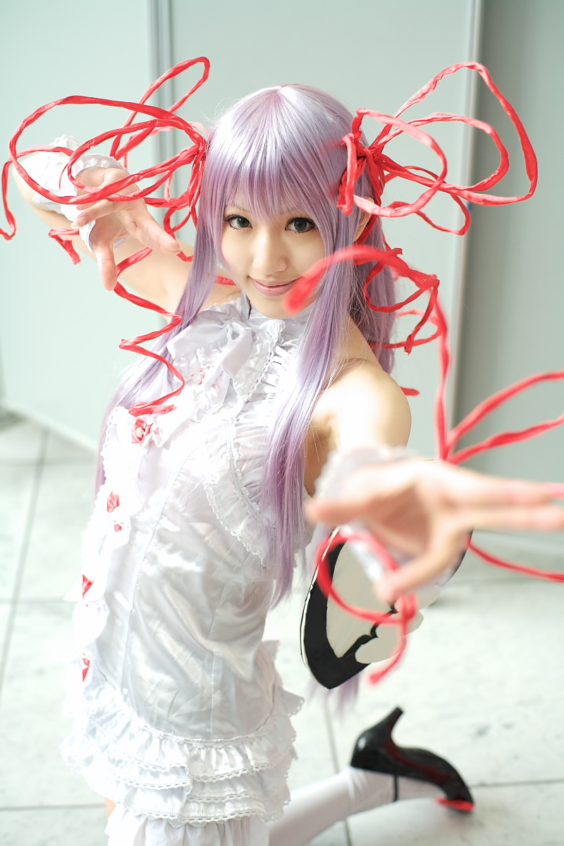 saya (cosplayer), al azif (demonbane), demonbane, highres, photo (medium), tagme, cosplay, purple hair