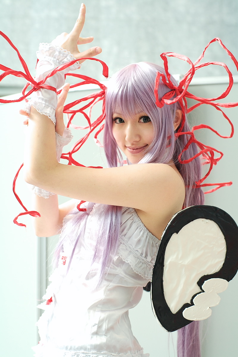 saya (cosplayer), al azif (demonbane), demonbane, highres, photo (medium), tagme, cosplay, purple hair
