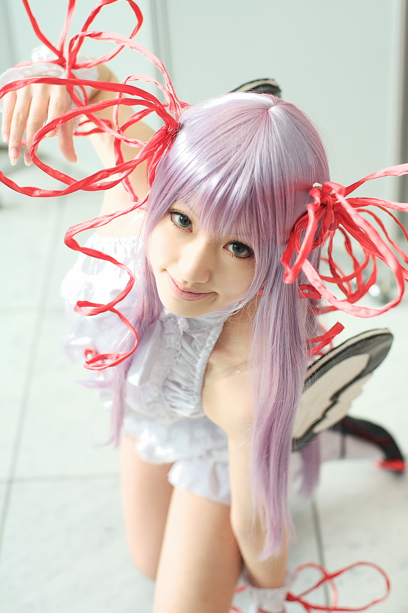 saya (cosplayer), al azif (demonbane), demonbane, highres, photo (medium), tagme, cosplay, purple hair