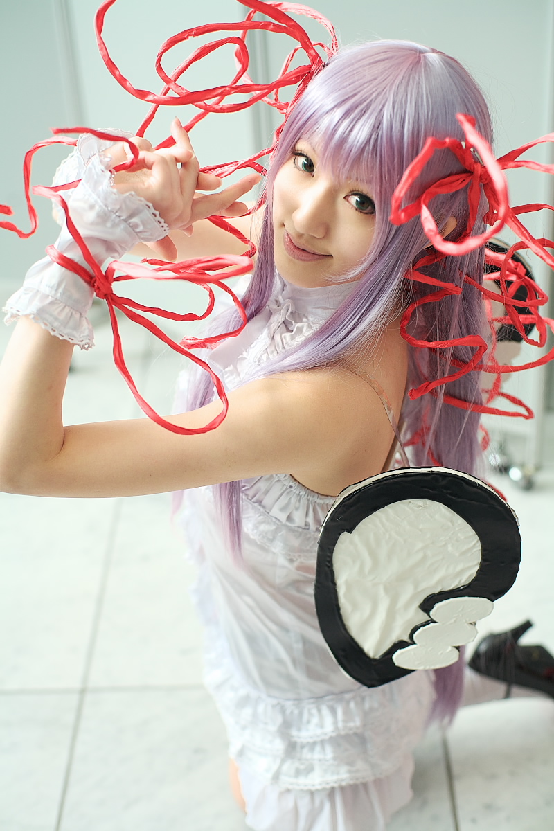 saya (cosplayer), al azif (demonbane), demonbane, highres, photo (medium), tagme, cosplay, purple hair
