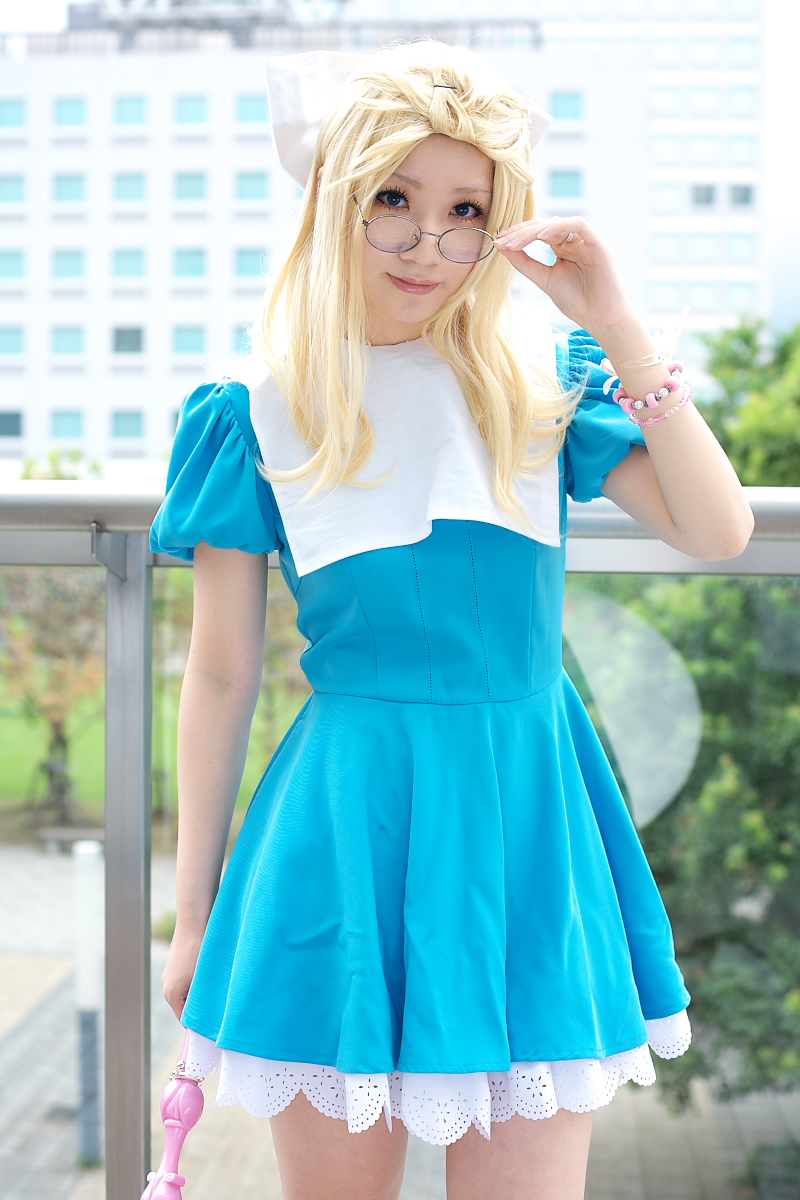 character request, highres, photo (medium), source request, cosplay, glasses, momoneko haru
