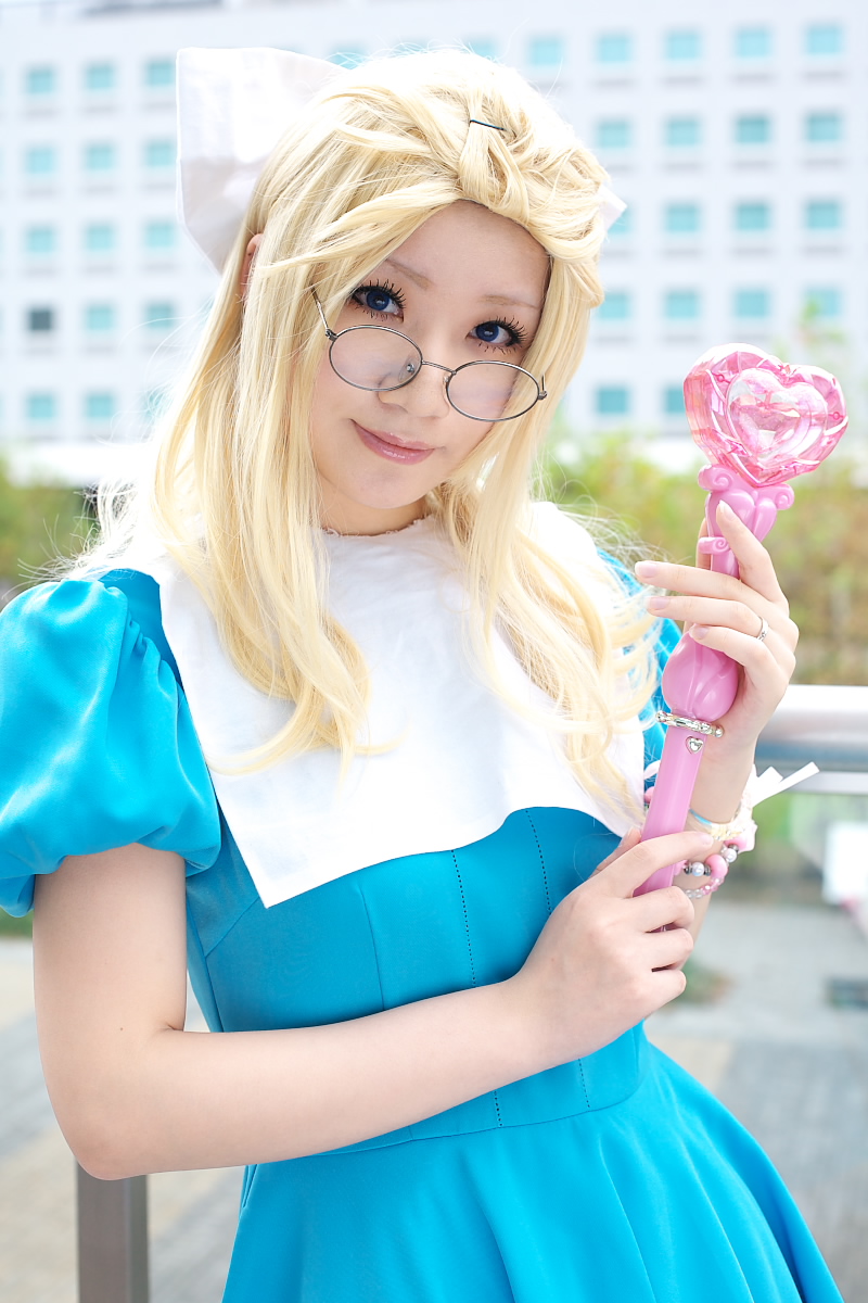 character request, highres, photo (medium), source request, cosplay, glasses, momoneko haru