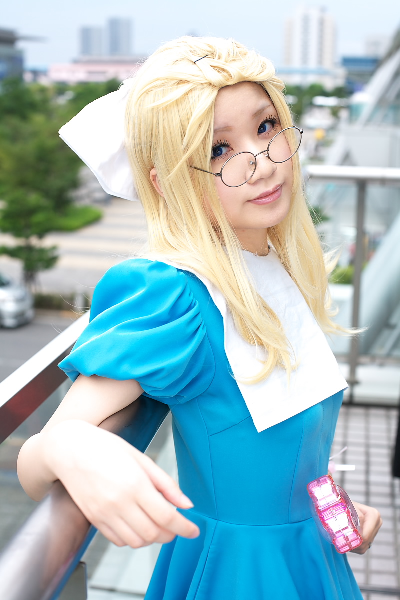 character request, highres, photo (medium), source request, cosplay, glasses, momoneko haru