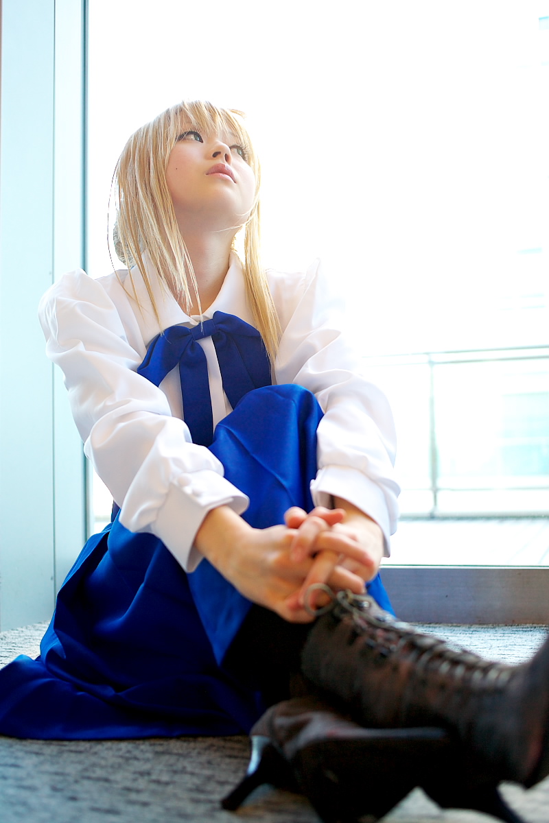 artoria pendragon (fate), kanata (model), saber (fate), fate/stay night, fate (series), highres, photo (medium), cosplay