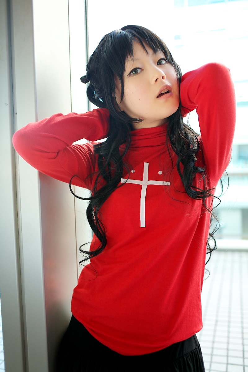 kanata (model), tohsaka rin, fate/stay night, fate (series), highres, photo (medium), cosplay