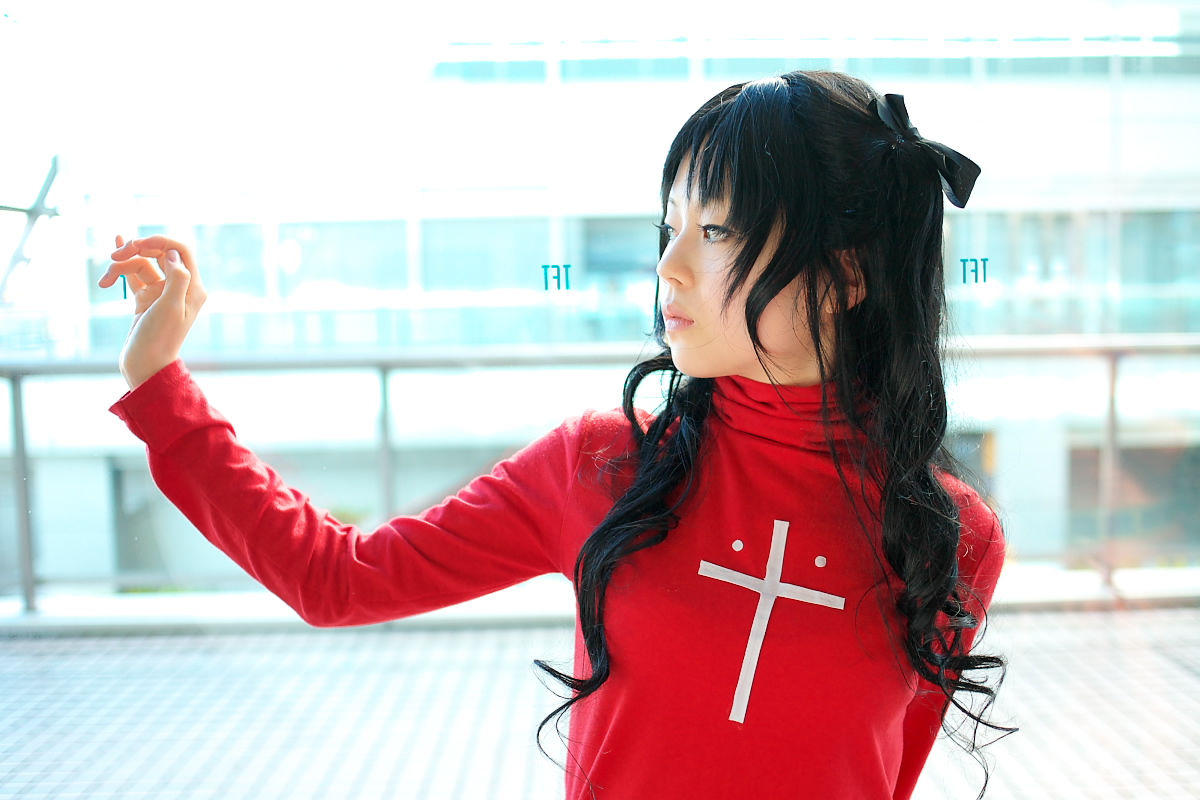 kanata (model), tohsaka rin, fate/stay night, fate (series), photo (medium), cosplay